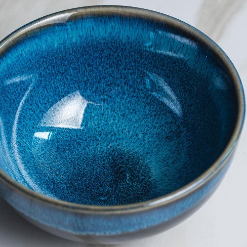 Sapphire Glaze Rice Bowl 4.5" 4