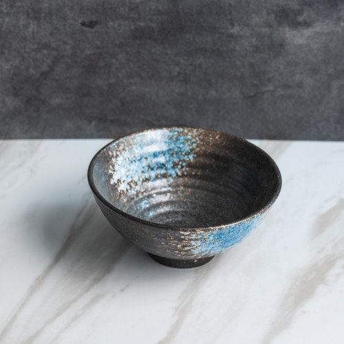 Luster Blue Rice Bowl 5" 2