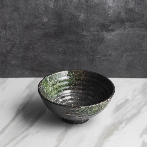 Jade Green Rice Bowl 5" 3