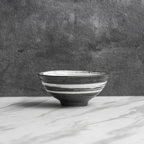 Vanity Black Rice Bowl 5"