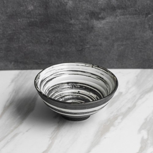 Vanity Black Rice Bowl 5" 3