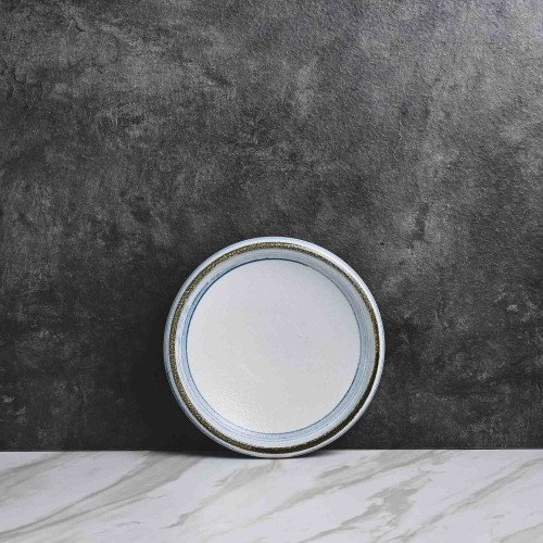Seraphic Blue Shallow Bowl 8" 3