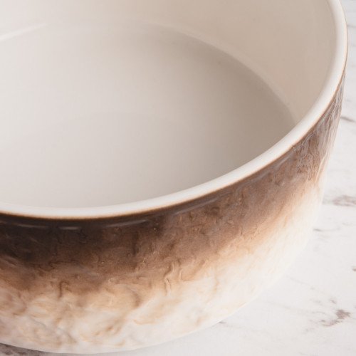 Glacier Brown Salad Bowl 6" 2