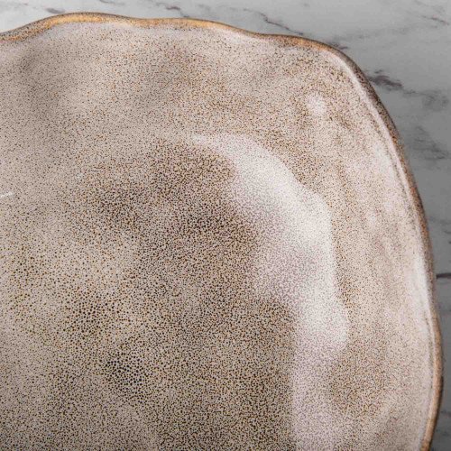 Sliver Tint Gray Square Bowl 6.8" 2