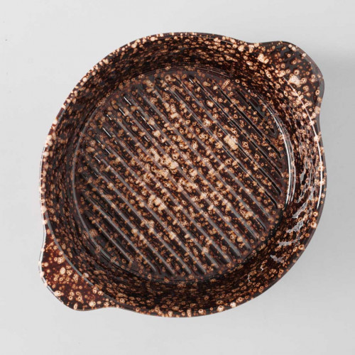 Kiriku Oval Bowl with Handle 10" 2