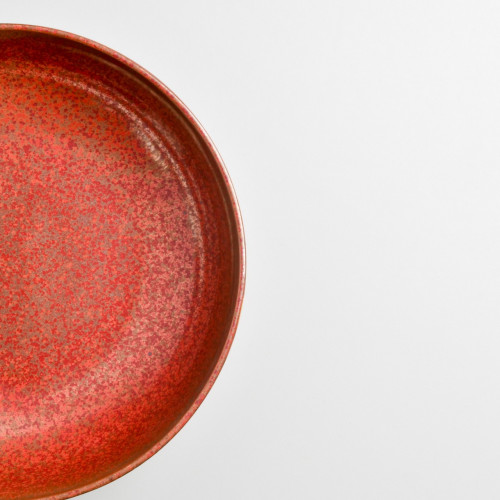 Cinnabar Red Pasta Bowl 8.5" 3