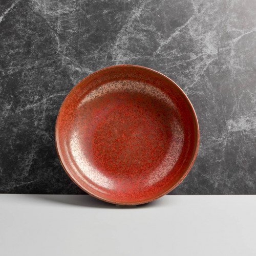 Cinnabar Red Pasta Bowl 8.5" 5