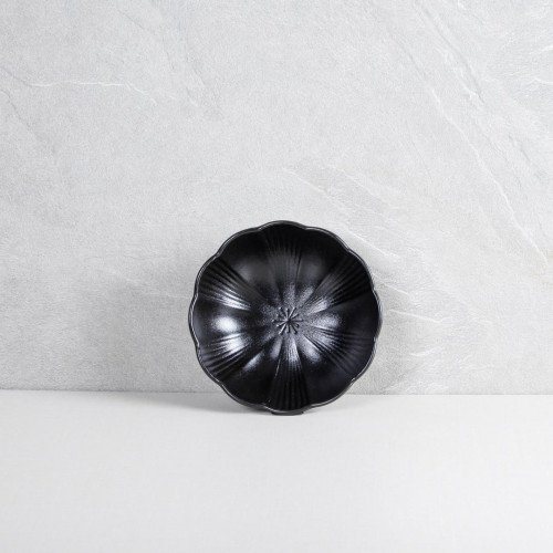 Ikebana Black Small Bowl 6"