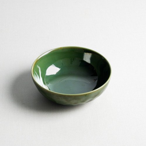 Polished Green Salad Bowl 7" 3