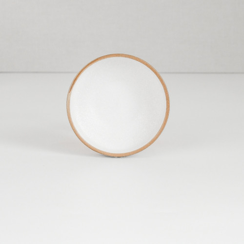 Nami Semibowl 4.5" - Parchment White 2