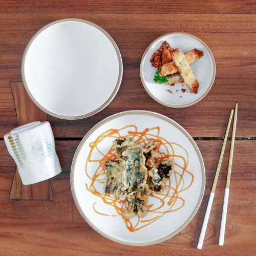 Nami Semibowl 6" - Parchment White 6