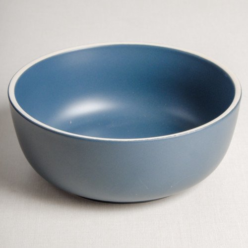 Whimsical Blue Salad Bowl 8"