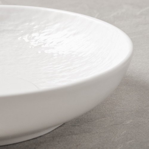 Enchanted White Salad Bowl 9" 5