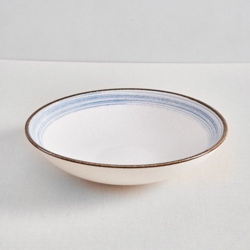 Seraphic Blue Deep Pasta Bowl 8.5