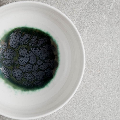 Mineral Green Malachite Cereal Bowl 6.5" 2