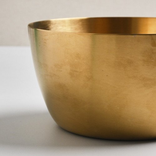 Korea Style 304 Stainless Steel Salad Bowl 18cm - Gold 3
