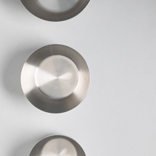 Korea Style 304 Stainless Steel Salad Bowl 16cm - Silver 4