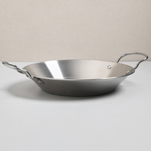 Korea Style Dry Pot Double Eared Handle 25cm - Silver 3