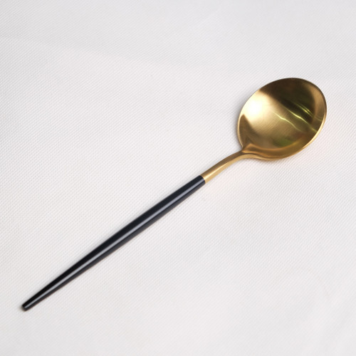 Athens Black Dessert Spoon