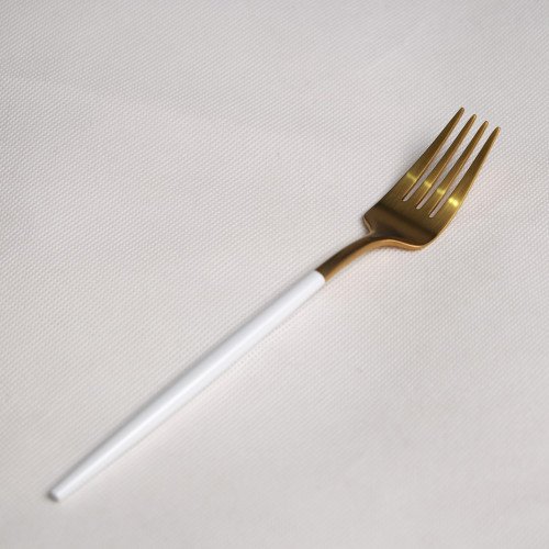 Ivory Gold Dessert Fork