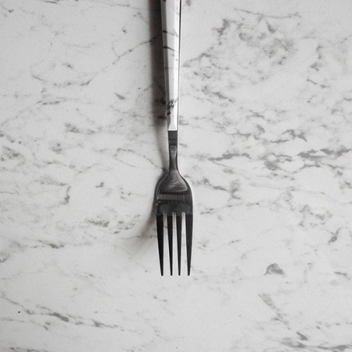 White Marble Silver Table Fork 2