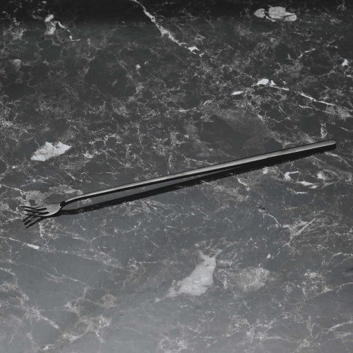 8 inches Beverage Mixing Fork Black