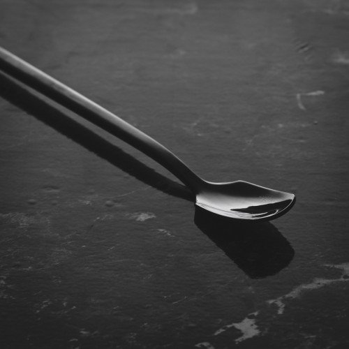 8 inches Beverage Mixing Spoon Black 3