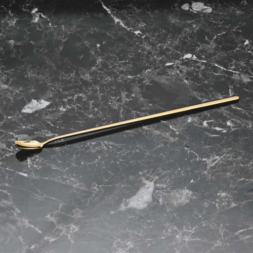 8 inches Beverage Mixing Spoon Gold