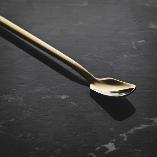 8 inches Beverage Mixing Spoon Gold 2