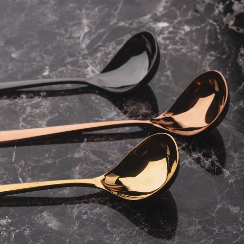 8-Inch Black Serving Spoon 17cm 3
