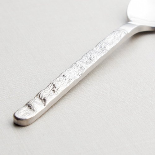 Embossed Silver Dessert Spoon 2