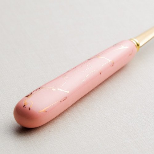 Marble Streaks Pink Table Fork 3