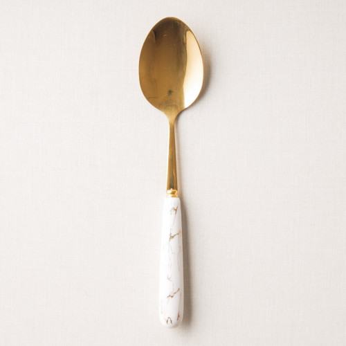 Marble Streaks White Cutleries Set 5