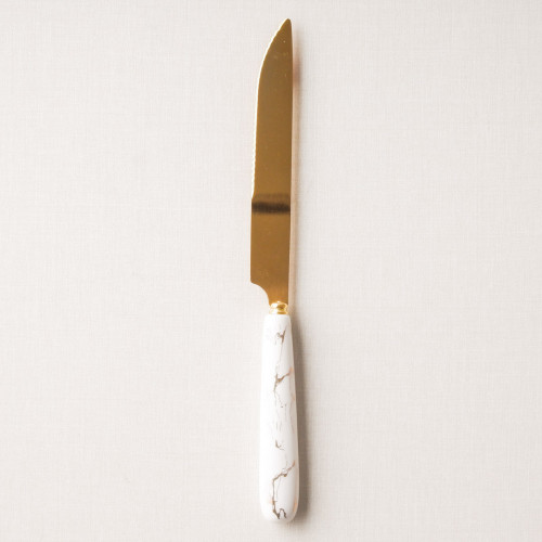 Marble Streaks White Cutleries Set 6