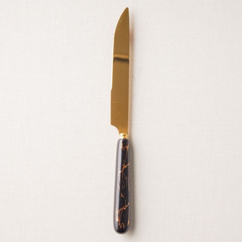 Marble Streaks Black Cutleries Set 3