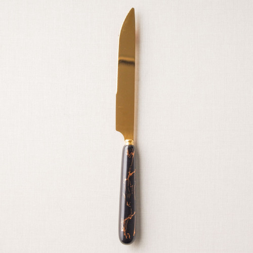 Marble Streaks Black Cutleries Set 3