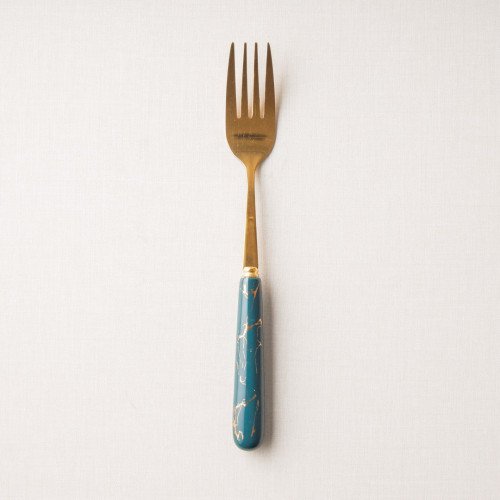 Marble Streaks Green Cutleries Set 5