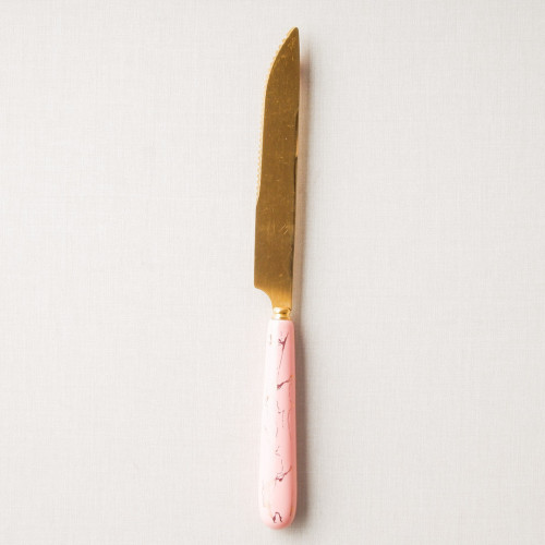Marble Streaks Pink Cutleries Set 4