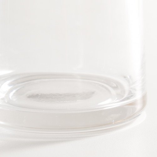 Trapezoid Modern Glass 260ml - Gold Rimmed 4