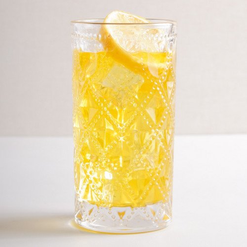 Olivar Jewel Glass 340ml - Gold Rimmed