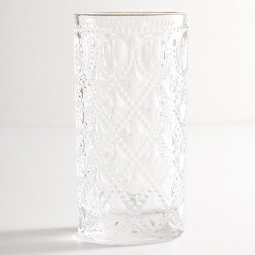 Olivar Jewel Glass 340ml - Gold Rimmed 2