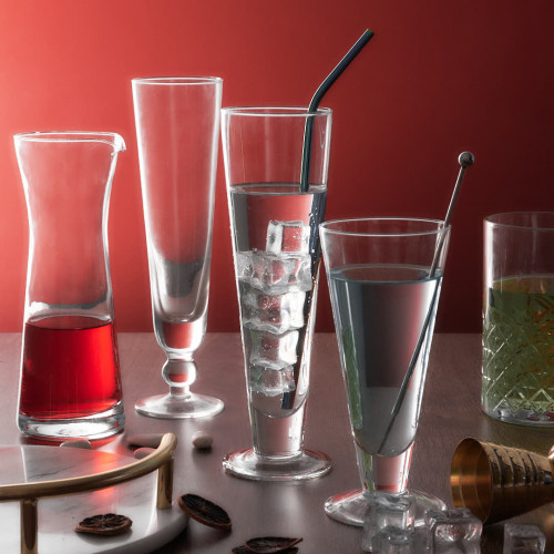 Stylish Tall Juice Glass 300ml 543 3