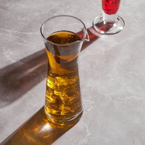 Glass Water Pitcher Handleless 600ml - Straight 4