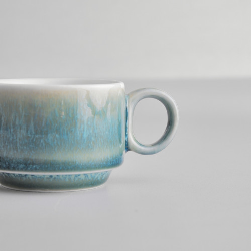 Gaia Caldera Green Espresso Cup Stackable 2
