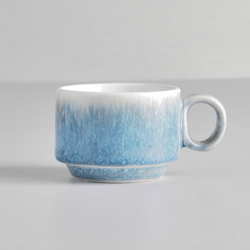 Gaia Caldera Grey Espresso Cup Stackable 2