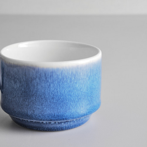 Gaia Caldera Blue Coffee Cup Stackable 3