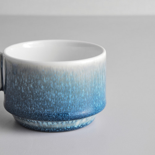 Gaia Caldera Grey Coffee Cup Stackable 2