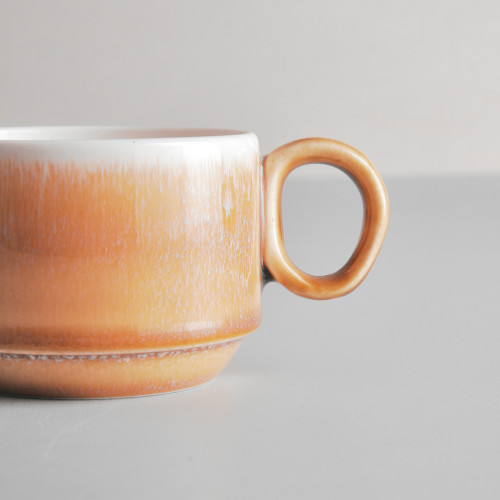Gaia Caldera Yellow Coffee Cup Stackable 3