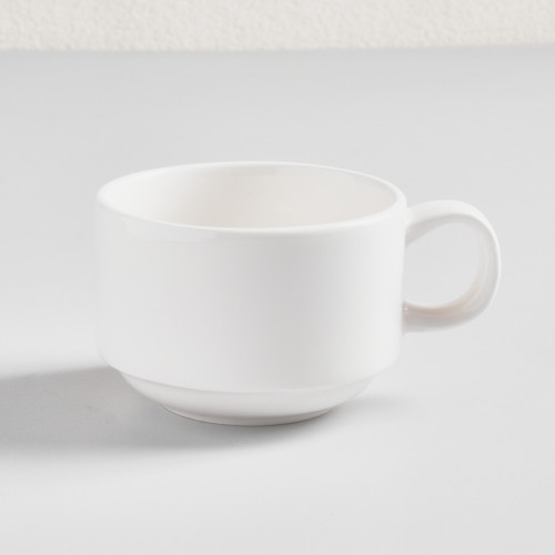 Ora White Tea Cup Stackable 20cl