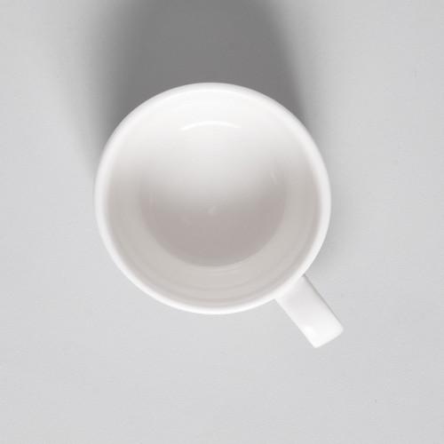 Ora White Coffee Cup Stackable 14cl 2